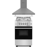 SOLTHERMIC COMBO PACK INOX COCINA GAS F5S40G2I + CAMPANA H60P INOX