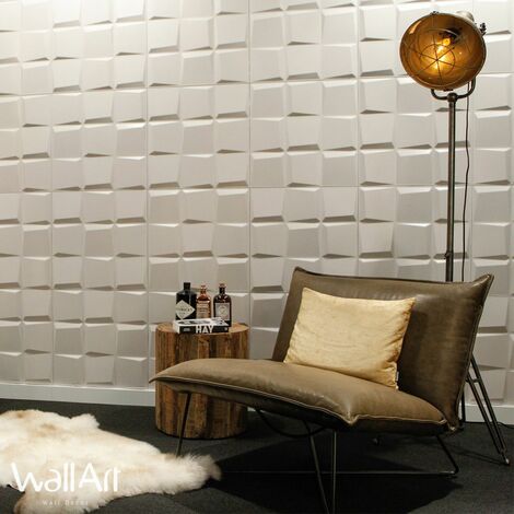 Revêtement Mural 3D Olivia - 12 Panneaux muraux 3d - 3m² - WallArt