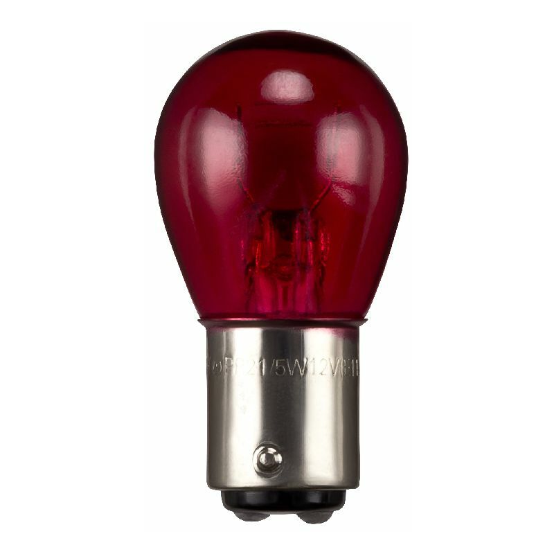 2er Set Rote Rück- Bremslicht Lampe 21/5W PR21/5W BAW15D 12V