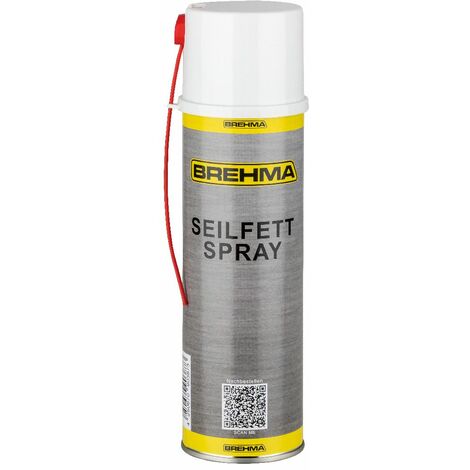 3x BREHMA Seilfett Spray 500ml Fettspray Sprühfett Kettenfett