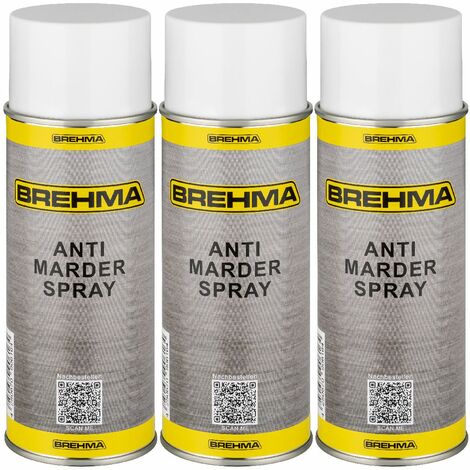 3x BREHMA Antimarderspray Marderschreck Marder Spray 400ml