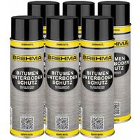 BREHMA 3X Unterbodenschutz Steinschlagschutz Spray schwarz 500ml