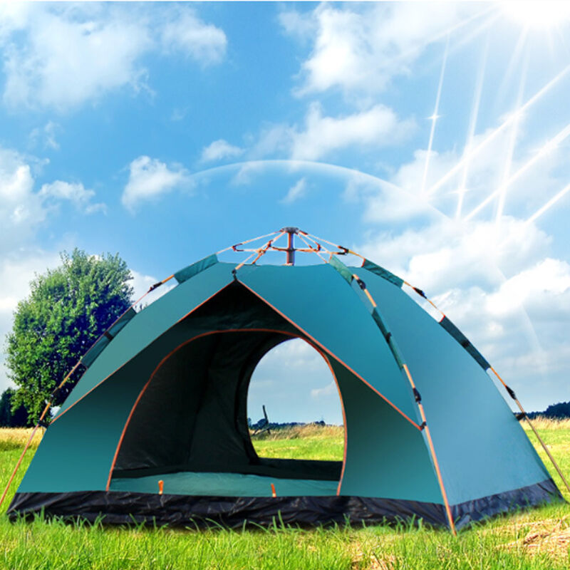 Campingzelt Pop-Up Familienzelt Sekundenzelt Wasserdicht Zelt 2-4 Personen #1258 
