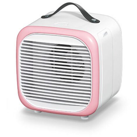 Tragbarer Luftkühler, USB-Mini-Klimaanlage, Luftbefeuchter, Luftreiniger,  Luftreiniger, Wasser-Eis-Ventilator (Rosa, Upgrade-Version) Agito