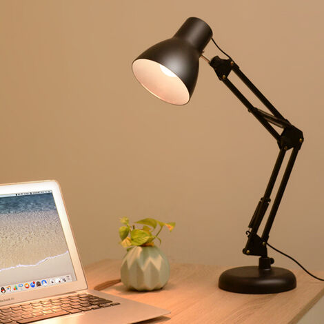 LED Design Schreib Tisch Klemm Leuchte Büro Wohn Schlaf Zimmer Lampe verstellbar 