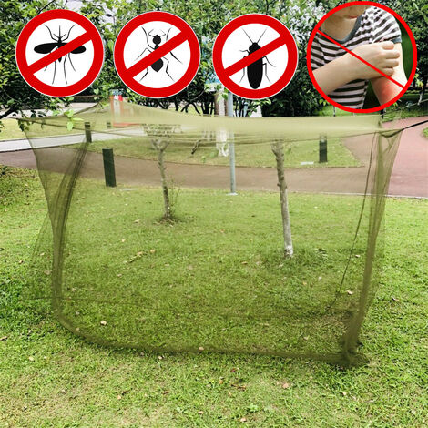Outdoor Camping Mosquito Netting Net Cover Awning Fit Travel Sleeping Tent Mohoo