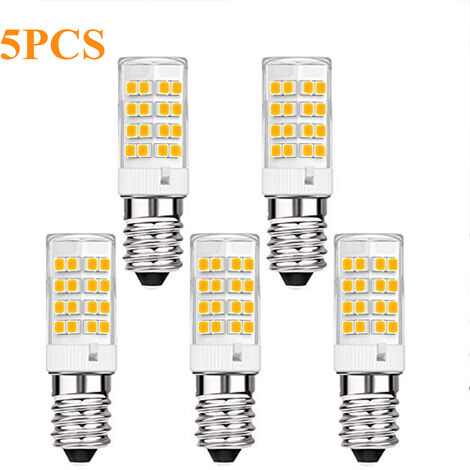 5Pcs E14 SES LED Bulbs 4W Capsule Light Warm White 220-240V Replace Halogen