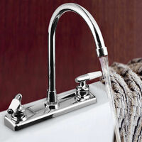 TOPTW Kitchen sink mixer tap in stainless steel + PP plastic Mohoo