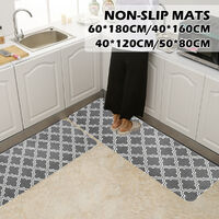 Soft Non-slip Kitchen Mats Door Mats Bathroom Mats(grey,60 X 180 CM)