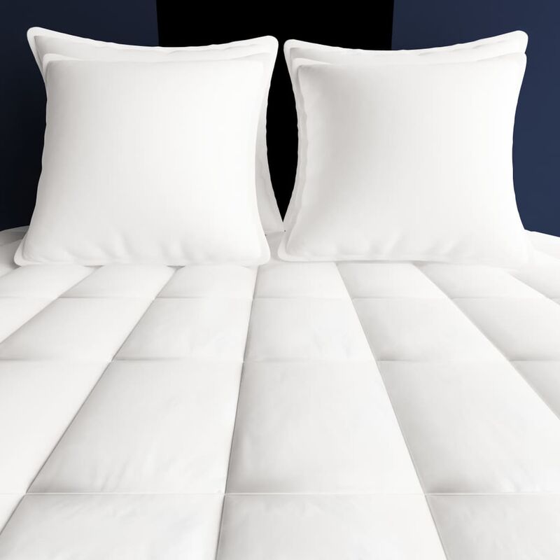 Couette en duvet Warm Goose Premium Flocons Blanc L 140 P 200 cm