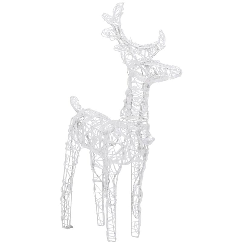 Decoration De Noel Rennes Et Traineau 400 Led Acrylique