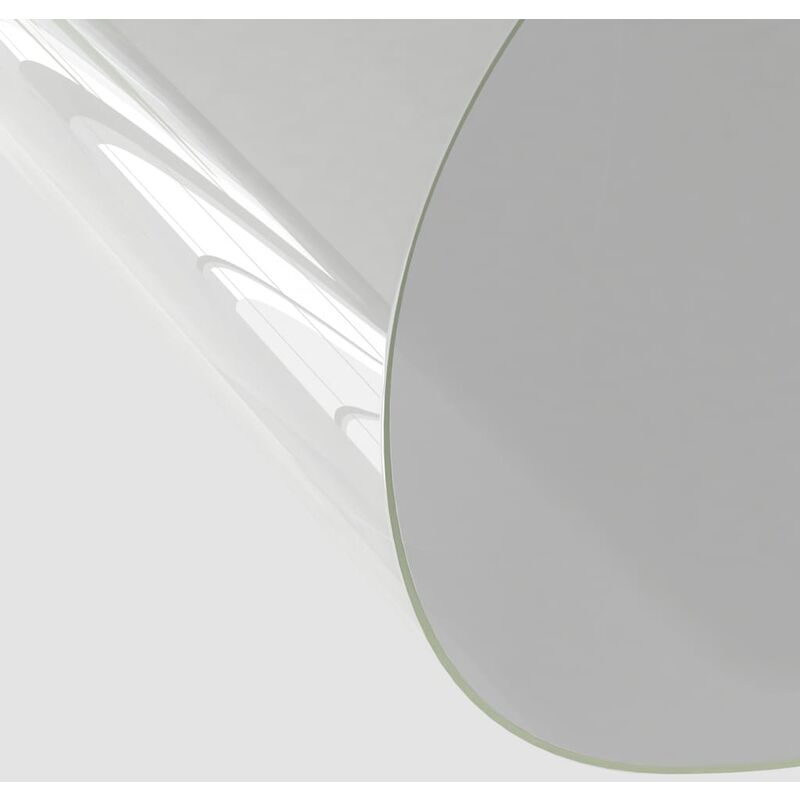 VIDAXL Protecteur de table transparent Ø 120 cm 2 mm PVC pas cher 