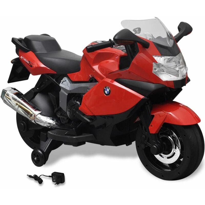 GOPLUS Moto Electrique Enfants 3 Roues - Rouge - Vitesse 3-4km/h