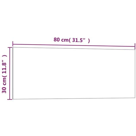 vidaXL Tableau noir magnétique mural Blanc 40x20 cm Verre trempé