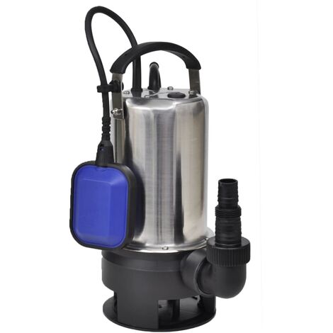 Pompe 750W Pompe submersible pour eaux usées 12500 litres/h Pompe