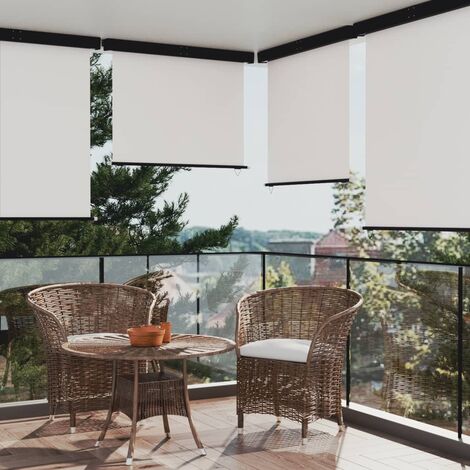 Brise-vue pour balcon 140 x 140 cm, beige - Accessoires mobilier