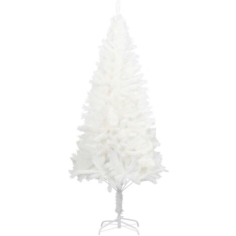 Sapin de Noël LED effet neige 120 cm blanc TATLOW