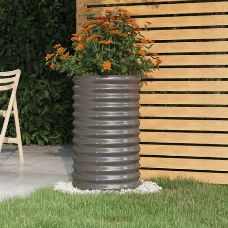 Jardinière Design -100x45 x H80cm – Gris - Vente en ligne au