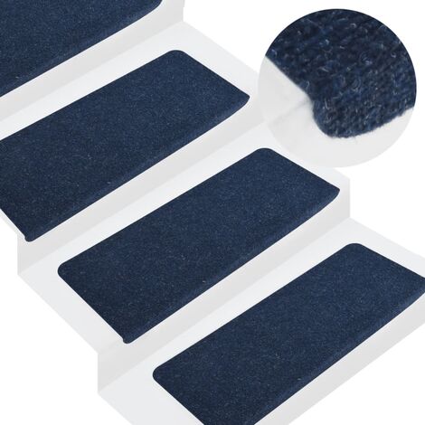 COSTWAY Lot de 15 Marchettes d'Escalier Antidérapant 20 x 76 cm/Tapis de  Protection Autocollants