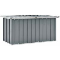 Boîte de rangement de jardin Gris 129x67x65 cm