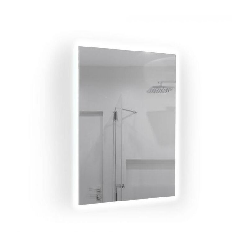580W Milano Mirrored IR Panel Heater With LED Backlight