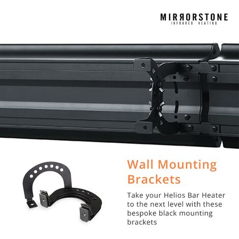 Mirrorstone Black 3000w Bar Infrared Heater (190cm x 15cm x 6.3cm) Energy  Saving Indoor u0026 Outdoor