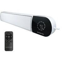 Mirrorstone 3000W Ionis Wi-Fi Remote Far Infrared Bar Heater White ,Wall and Ceiling Mounted