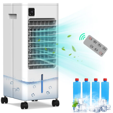 Puluomis Climatiseur mobile, Climatiseur 3 en 1 à fonctions de refroidissement, ventilation et déshumidification, 12H Minuterie, Silencieux