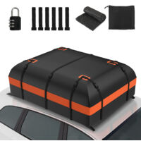Puluomis – Coffre de toit voiture 585L imperméable 500D – 130x100x45cm – Sac à bagages résistant aux intempéries – Adapté aux voitures, SUV, camions