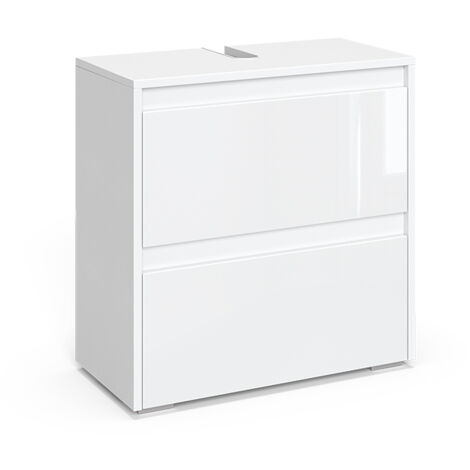 Waschbeckenunterschrank Majest, Weiß, 60.2 x 62.1 cm, Vicco