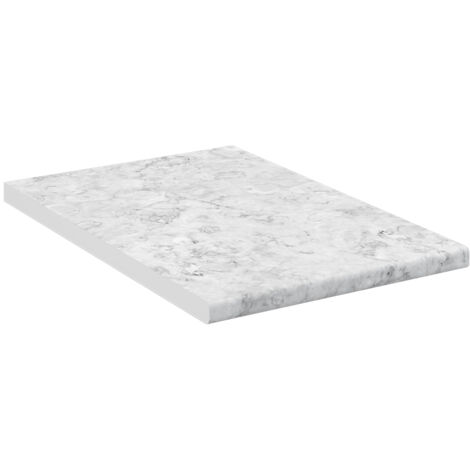 Küchenarbeitsplatte R-Line, Weiß/Marmor, 40 cm, Vicco