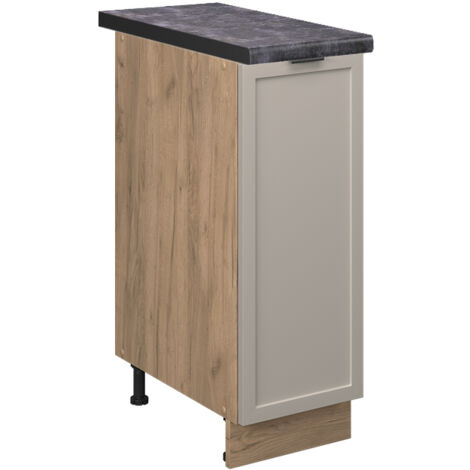 Apothekerschrank Fame-Line, GrauBeige, 30 cm , AP Anthrazit, Vicco