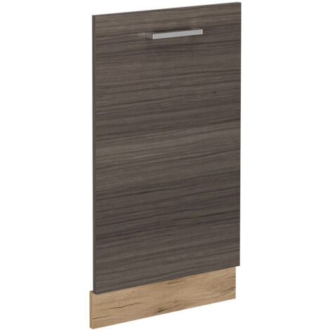 Geschirrspülblende R-Line, Edelgrau, 45 cm ohne Arbeitsplatte, Vicco