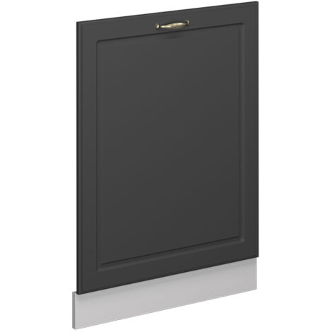 Geschirrspülblende Fame-Line, Anthrazit-Gold Landhaus, 60 cm ohne Arbeitsplatte, Vicco