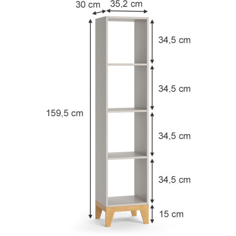 VitaliSpa KINDERREGAL Malia Cashmere-Eiche 35.2 X 1 Produktbild-Vorschau 9
