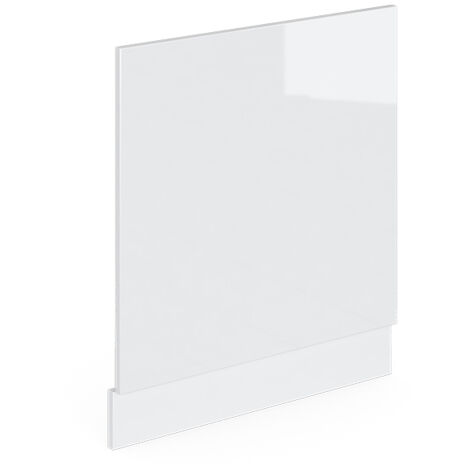 Frontblende R-Line, Weiß Hochglanz, 60 cm ohne Arbeitsplatte, Vicco