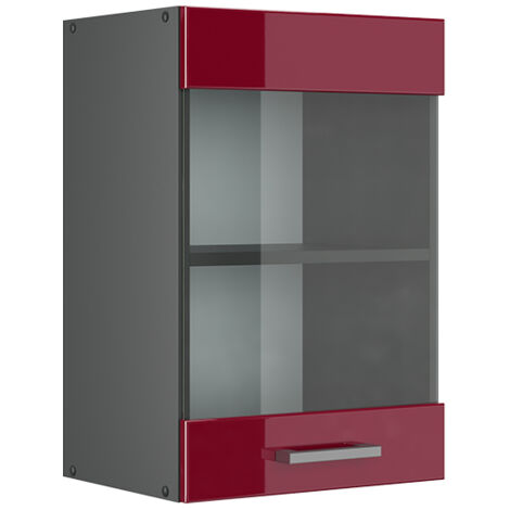 Wunderschne Glas Hngeschrank Kche Bild