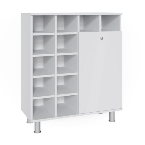 Badschrank Fynn, Weiß, 78.4 x 91.6 cm, Vicco