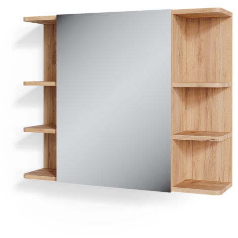 Badspiegelschrank Fynn, Eiche, 79.6 x 64 cm, Vicco