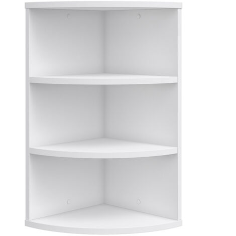 Wandregal Ecki, Weiß, 30 x 60 cm, Vicco