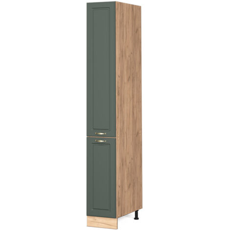 Apothekerschrank Fame-Line, Grün-Gold Landhaus, 30 cm, Vicco