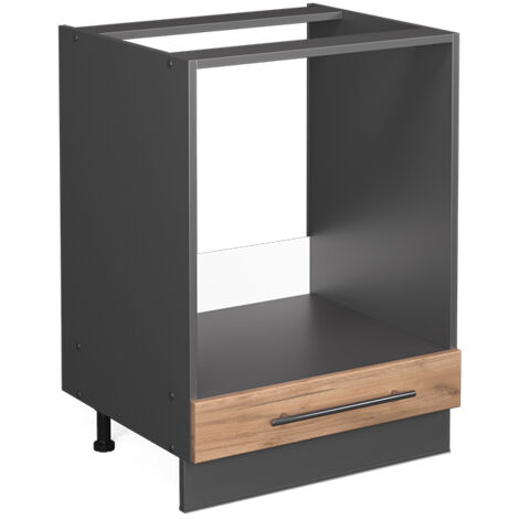 Herdumbauschrank Fame-Line, Goldkraft Eiche, 60 cm ohne Arbeitsplatte, Vicco