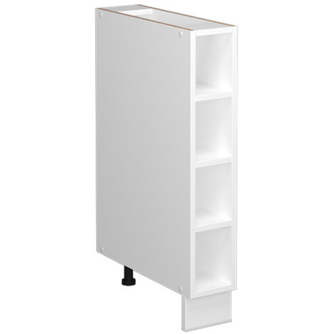 Küchenregal Fame-Line, Weiß, 15 cm ohne Arbeitsplatte, Vicco