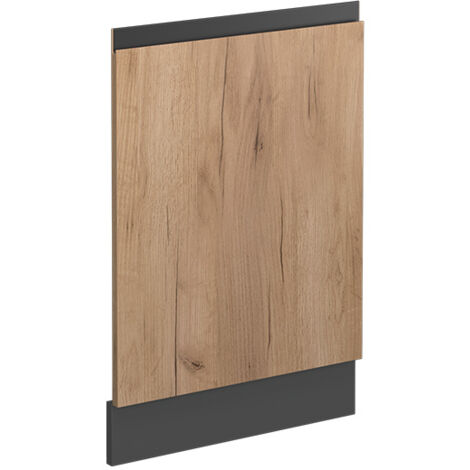 Frontblende R-Line, Goldkraft Eiche, 44.6 cm J-Shape, ohne Arbeitsplatte, Vicco