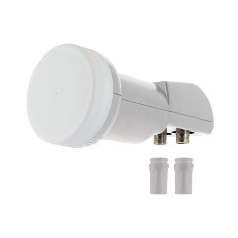 Sedea – LNB universel 2 sorties – Facteur de bruit 0,3 dB – Réception satellite HD et 4K – Pour plusieurs appareils