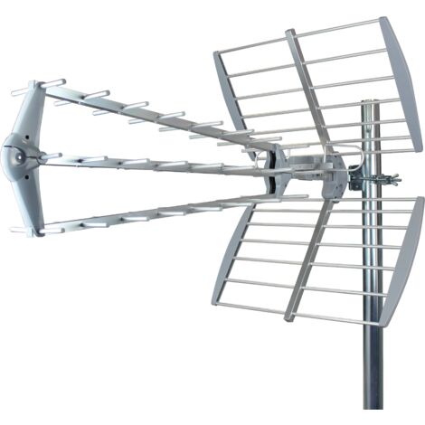 Sedea – Antenne terrestre UHF extérieure 105 cm – Gain 17,5 dB – Polarisation ajustable – Installation rapide sur mât 30-60 mm - LTE700