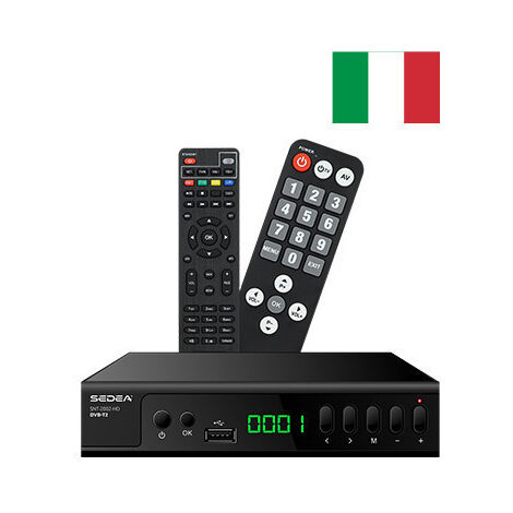 Récepteur Digital terrestre Haute définition DVB-T2 SNT-2002 HD pour italie (1/5)