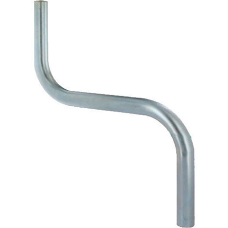 Sedea – Bras de déport en S Ø 40 mm – Déport 440 mm – Hauteur 510 mm – Acier robuste pour installations extérieures – Charge optimisée