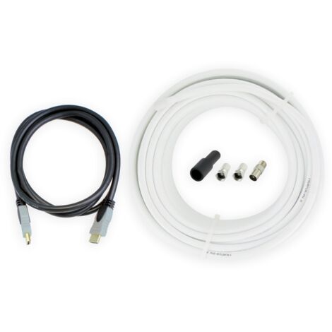 Kit Connectique Coaxial - HDMI - Satellite et Terrestre