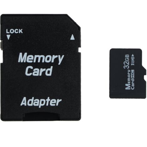 Carte micro SDHC 32 Go + Adaptateur SD